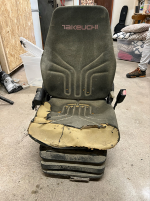 Takeuchi Grammer Baggersitz