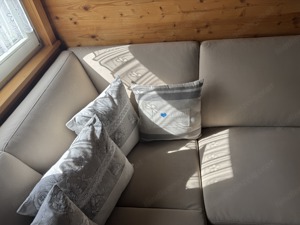 Ecksofa mit Hocker