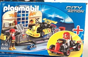 Playmobil Gokart Werkstatt Rettung Bild 3