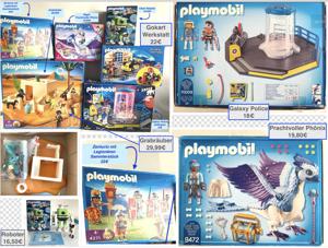 6x Playmobil Galaxy Gefängnis Gokartwerkstatt Grabräuber