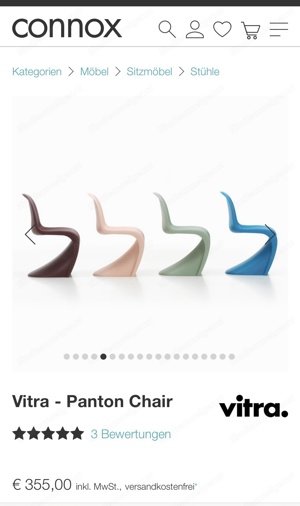4 Designklassiker Stühle | Panton Chair Vitra Bild 9