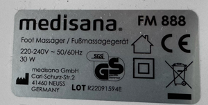 Fuss Massage Gerät Bild 1