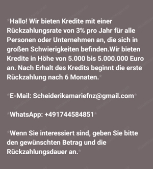 Finanzierung für alle  