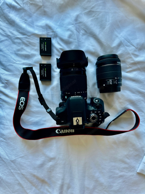 Canon 750D mit 2 Objektiven