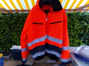 Winter Pilotenjacke mit Reflexstreifen XL Wasser abweisend