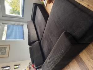 Couch  Schwarz  zu verschenken  Bild 3