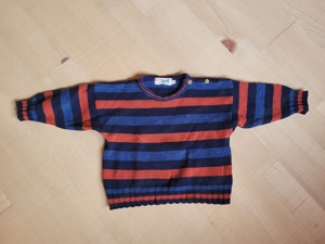 Pullover Schurwolle Kinder Gr.86 92