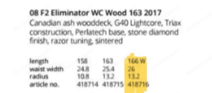 F2 Eliminator WC Wood 166 Set Bild 2