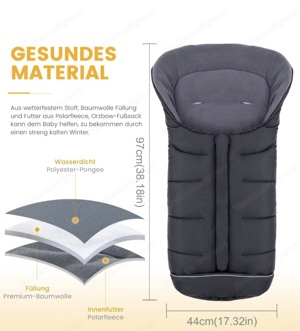 Fußsack für Kinderwagen Buggy