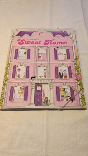 Malbuch Mappe Create your Sweet Home (Depesche)