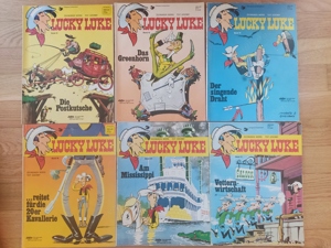 Verkaufe Sammlung von Lucky Luke-Heften. Guter Zustand.