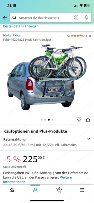 Fahrradträger Bild 3