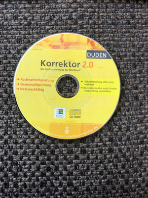 CD-Rom klein: Duden Korrektor 2.0 Bild 2