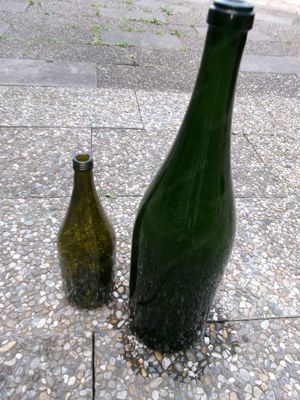 große Glasflaschen 3 + 5 Liter  Bild 3