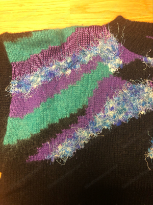 Handarbeit: gestrickter Pullover Bild 2