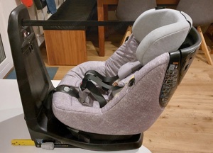 Maxi-Cosi AxissFix i-Size Autositz, 360  drehbarer Kindersitz mit ISOFIX und Liegeposition, nutzbar