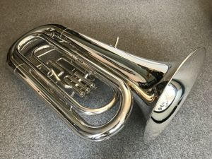 B Tuba Yamaha  YBB 201 Versilbert Bild 9