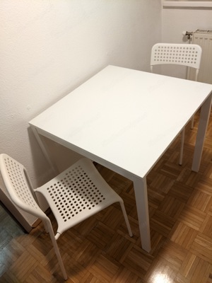 Set Melltorp Adde Tisch und 2 Stühle