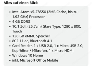 Asus Transformer Book T101HA Grau inkl Notebooktasche Bild 4