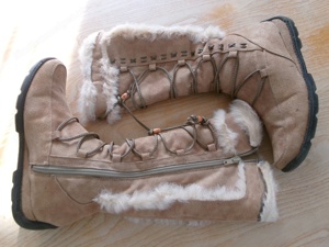 warme Stiefel, Gr. 37, 