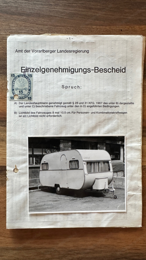 Wohnwagen Eifelland 450 Bj. 1969 Bild 6