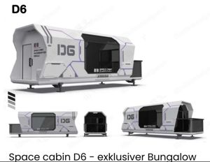 D6 Space Cabin Modulhaus Minihaus Bungalow Wohn Container fertig