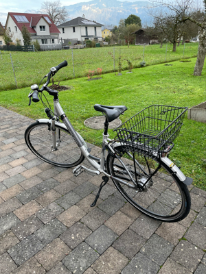 Damenfahrrad Simplon mit Gepäckträger