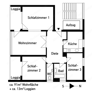 Zentrale sonnige 4-Zimmer Wohnung + Loggien (104m2 Nutzfläche) in Dornbirn ab sofort zur Miete Bild 10