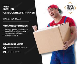 Umzugsmitarbeiter*innen gesucht! 