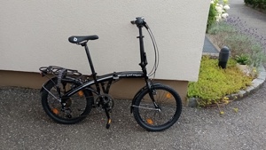 20" Klapprad,7 Gänge, Kettenschaltung,schwarz.