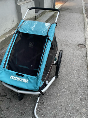 Croozer für 2 Kinder mit gefedert Achse Bild 4