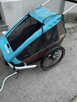 Croozer für 2 Kinder mit gefedert Achse