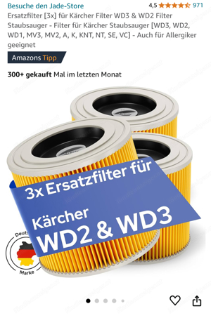 Kärcher Ersatzfilter NEU Bild 3