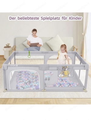 Laufstall für Babys Kleinkinder Bild 4