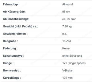 mitwachsendes Kinderrad Orbea Grow 1 petrol  pink Bild 2
