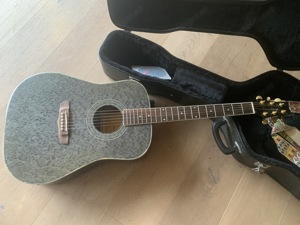 Gitarre mit Synthesizer Anschluss u Hartschallenkoffer Bild 3