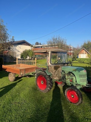 Traktor Kramer KL 130, BJ. 1960 12PS  mit Anhänger