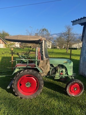 Traktor Kramer KL 130, BJ. 1960 12PS  mit Anhänger Bild 7