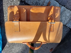 Schultasche, Leder