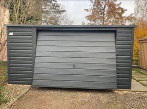 Gartenhaus 4m x 5m, Trapezblechdach,  Blechgarage, Garage, Doppeltgarage Bild 2