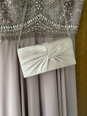 Abendkleid Gr.36 38, 1x getragen mit GRATIS Stola + Tasche Bild 4