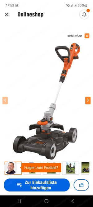 Black+Decker Akku-Multitrimmer 3-in-1