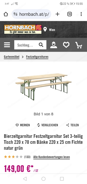 Festzeltgarnitur