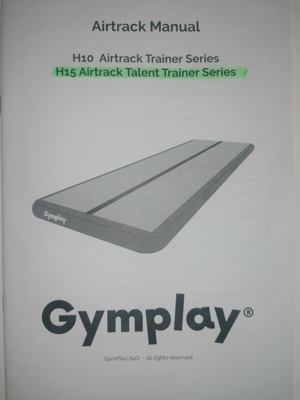 Airtrack Talent Trainer Kit, Marke Gymplay Bild 3