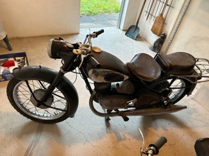 Oltimer Motorrad DKW Bild 3