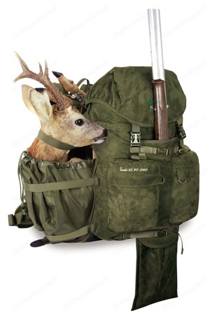 Jagdrucksack Marsupio Suede 65 PF PRO Wildleder gebraucht Bild 2