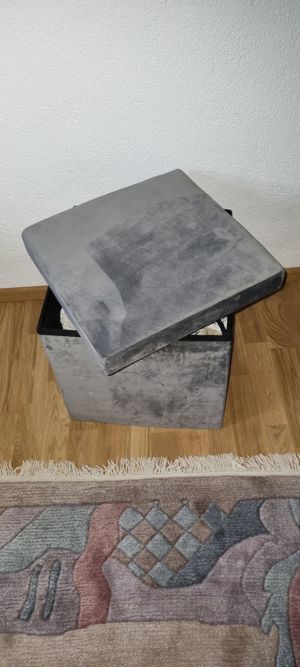 Sitzbox NEU! Sitzbox m. Aufbewahrungsbox, Sitzhocker, Hocker Leder Bild 4