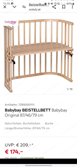 Beistellbett für Babys Bild 2