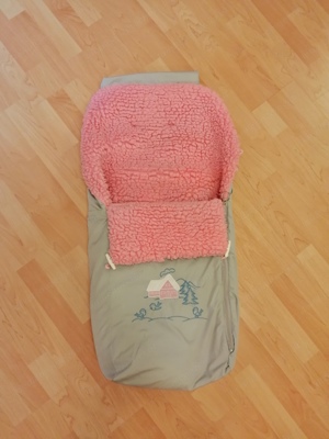 Fußsack für Kinderwagen (mit  Plüschfutter warm)