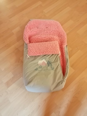 Fußsack für Kinderwagen (mit  Plüschfutter warm) Bild 3